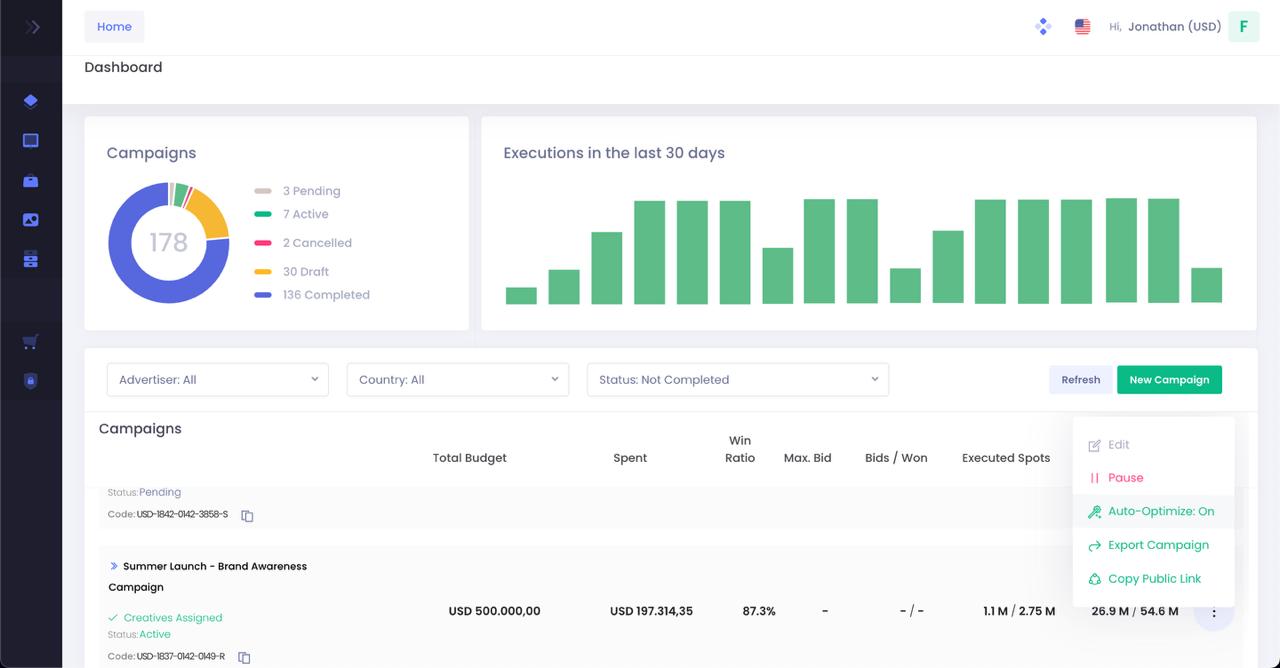 Smart optimization in DOOH with Beeyond Smart optimization in DOOH with Beeyond